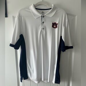 Knights Apparel Auburn University Short Sleeve Polo Shirt In White Men’s Large L